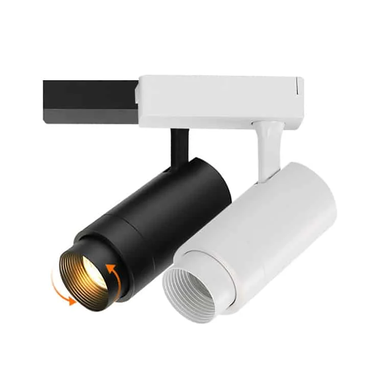 Spot LED pe șină cu unghi reglabil al fasciculului