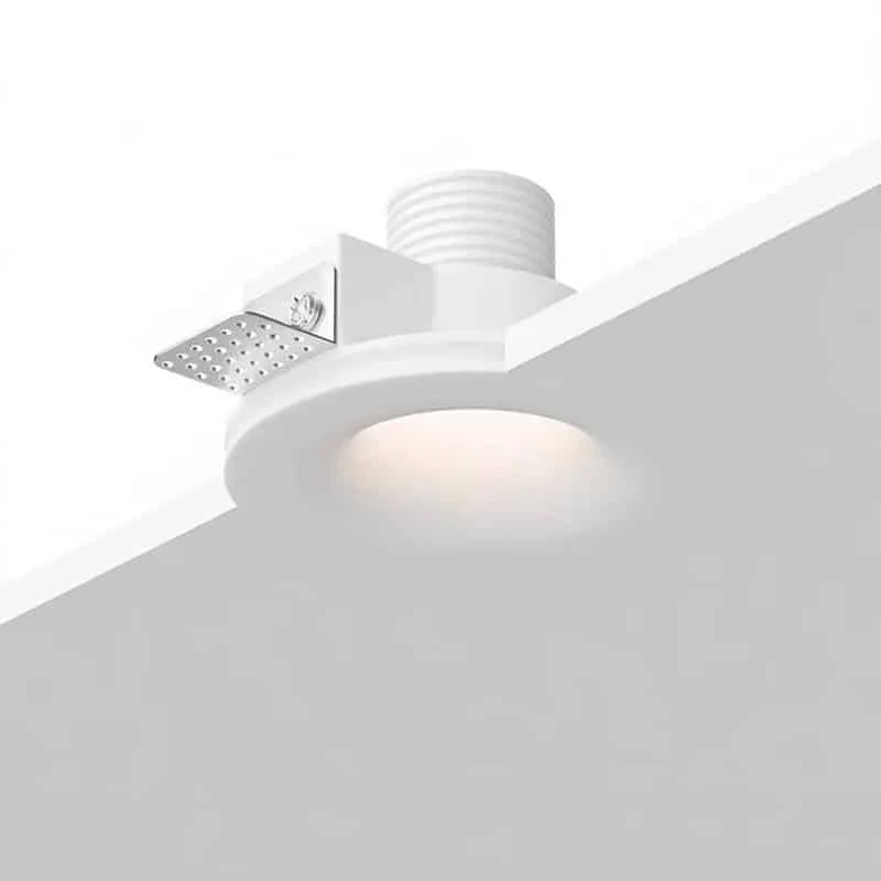 Downlight cu inel din ipsos și modul detașabil