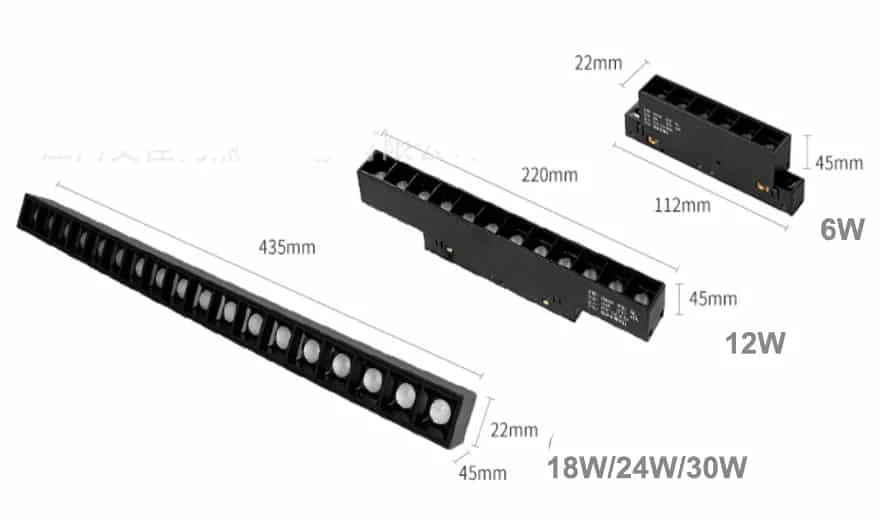 Spot magnetic cu grilă tip fagure