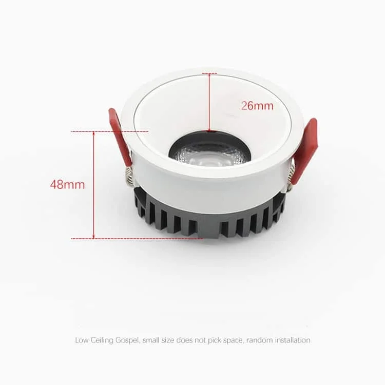Düşük profilli yönlendirilebilir downlight armatürler