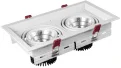 Downlight încastrat cu două capete