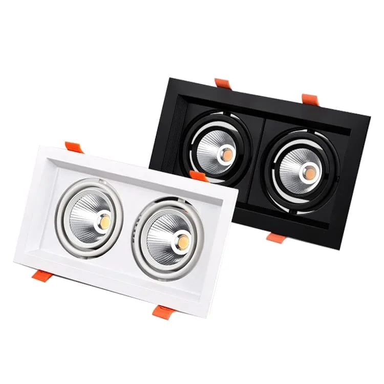 Çift başlıklı sıva altı downlight