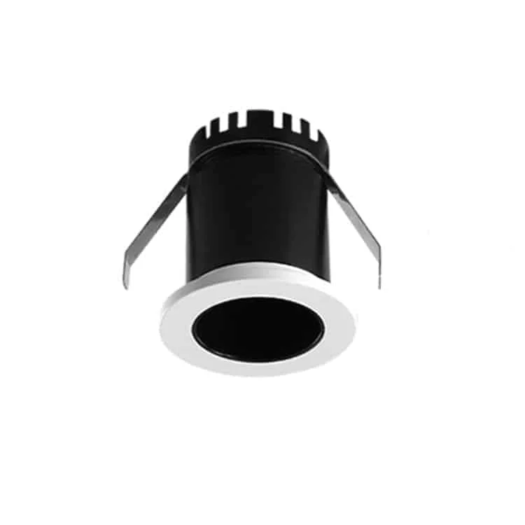 Mini-downlight fix sau orientabil pentru mobilier și vitrine