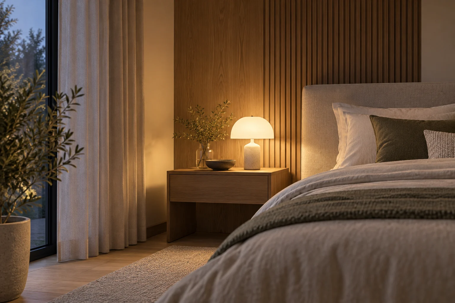 bedside reading corner led table lighting