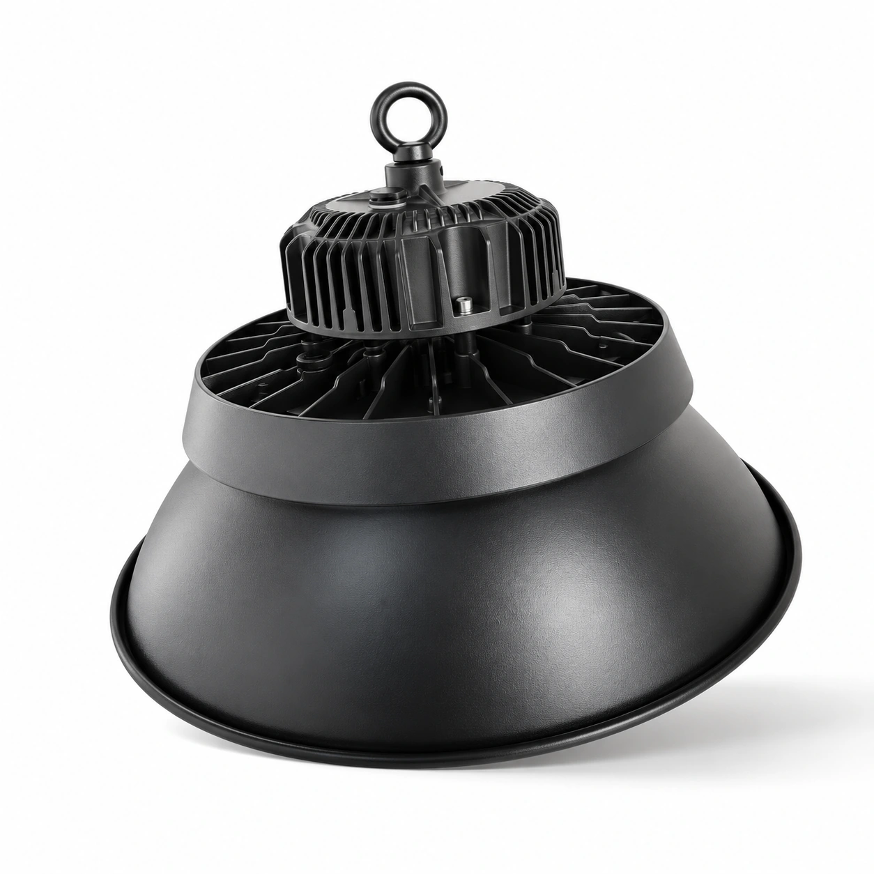 black bell reflector high bay light white studio