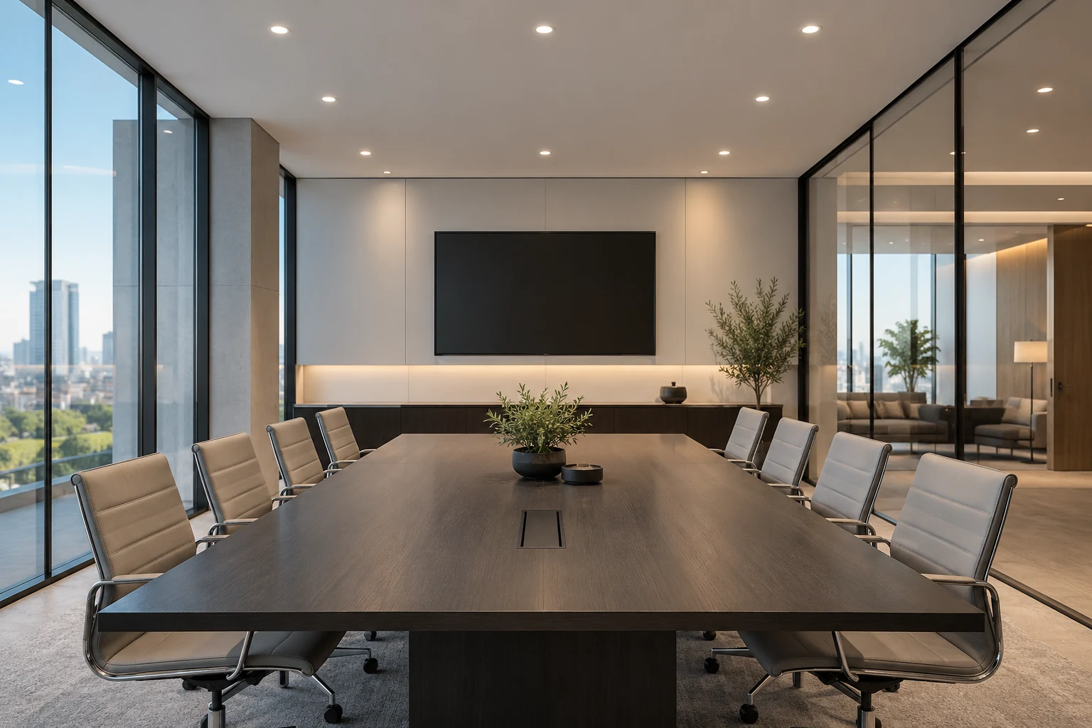 conference room recessed led downlight design