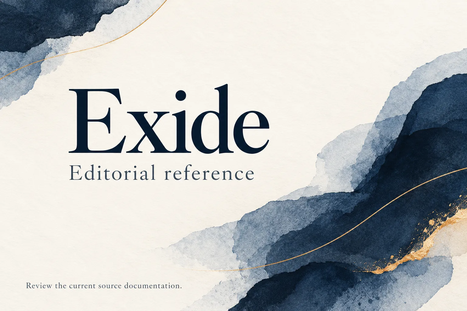 exide editorial supplier reference card