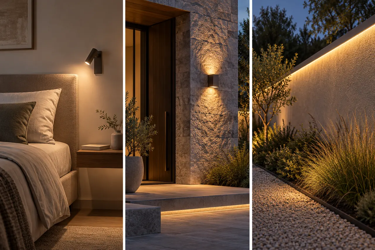 indoor and outdoor led wall lighting applications