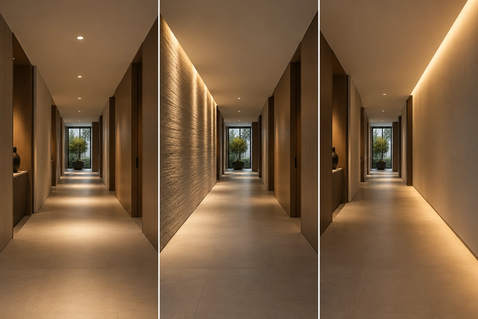 interior corridor led lighting design concepts