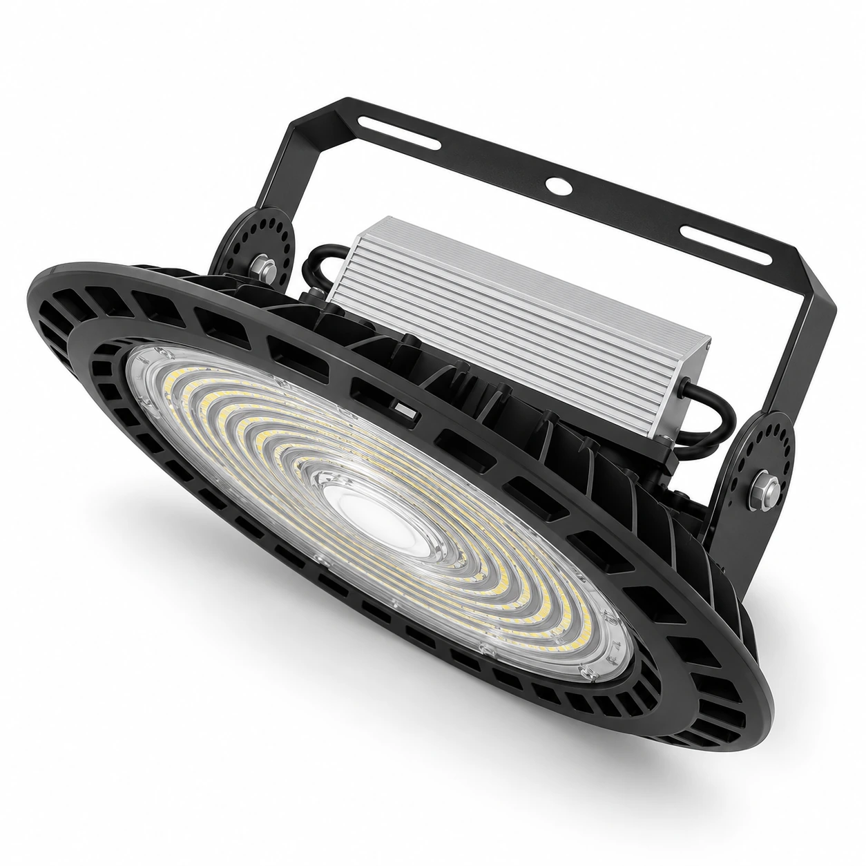 low profile ufo high bay concentric optic u bracket and driver
