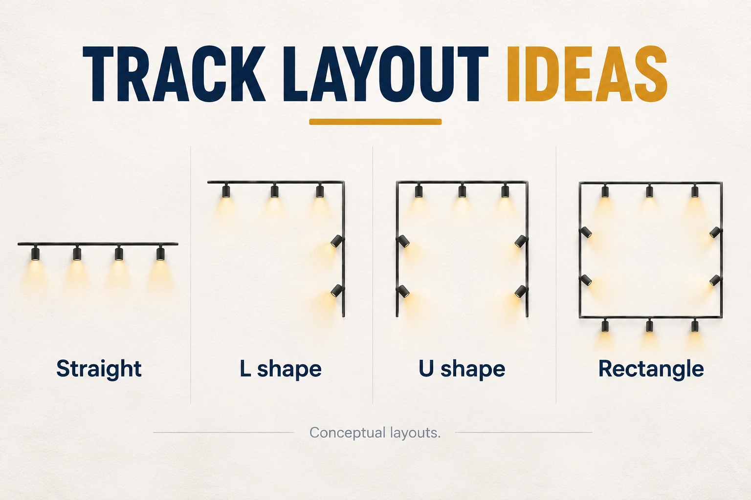magnetic track layout patterns