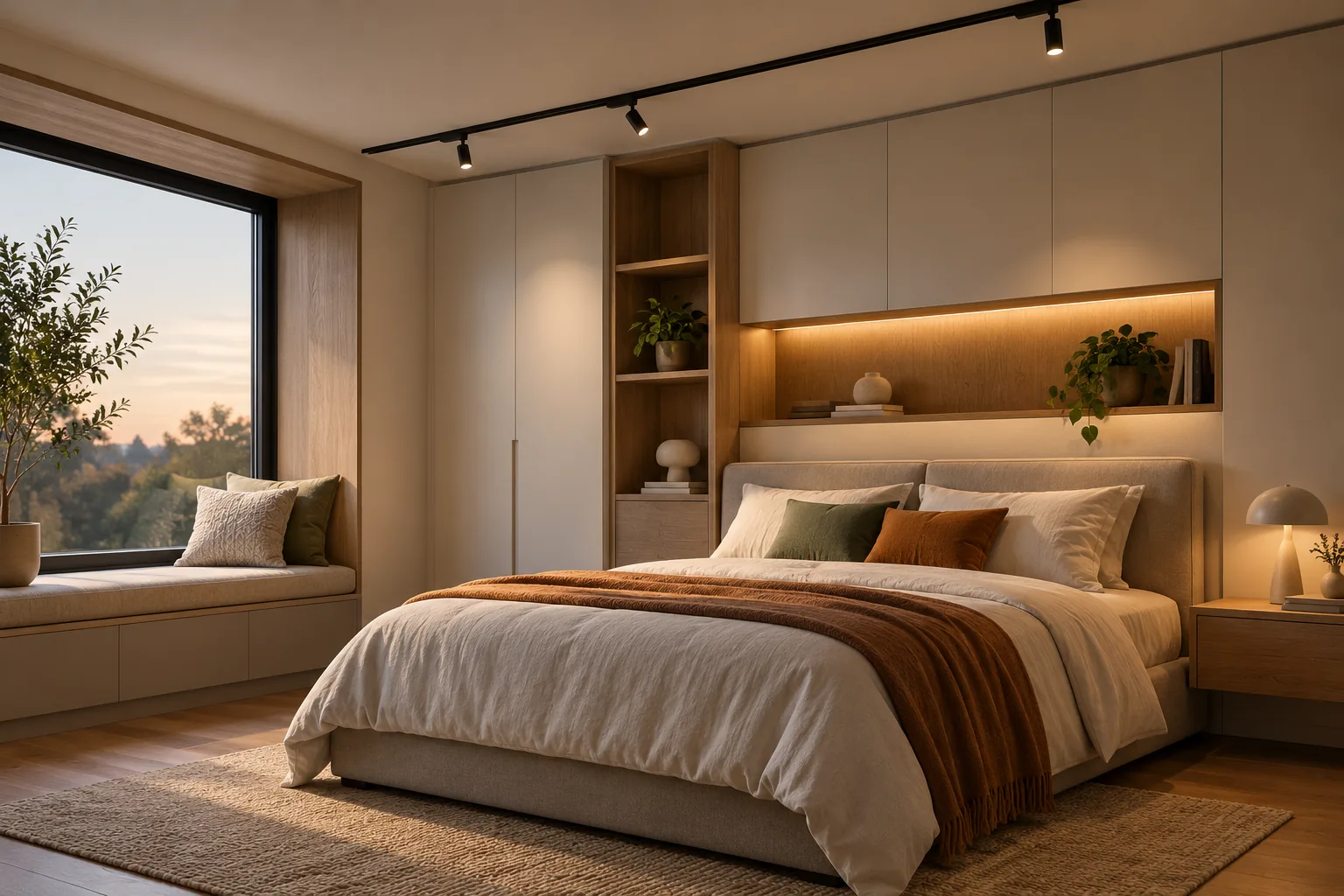 small bedroom magnetic led track lighting
